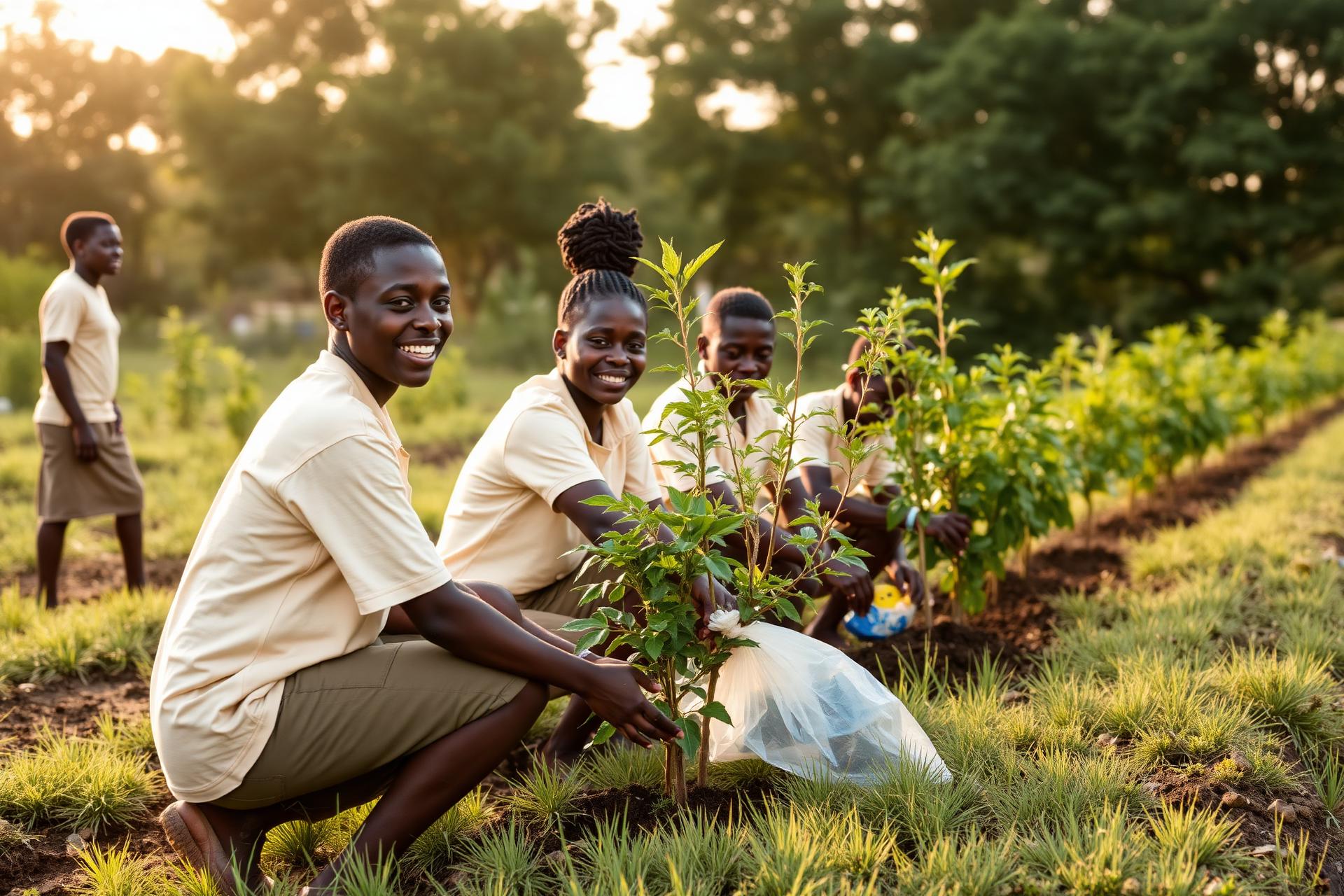 Tree planting exercise